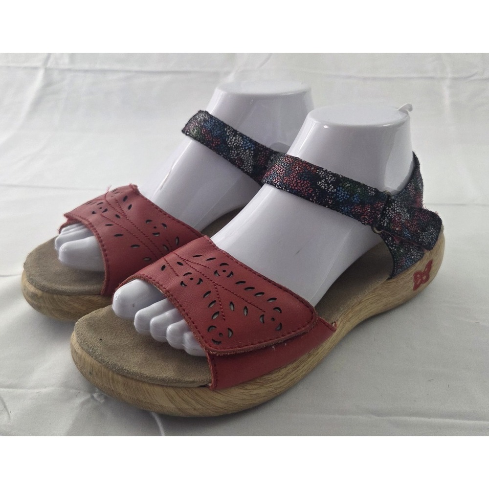 Alegria JES-225 Sandals Womens 39 US 8.5 Leather Comfort Art Teacher Lagenlook